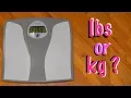 Download Lagu Hoe verander je de weegschaal van kg naar lbs?