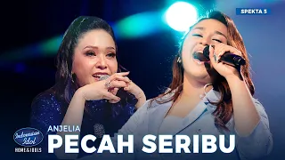 anjelia dom pecah seribu elvy sukaesih spektakuler show 5 indonesian idol 2025