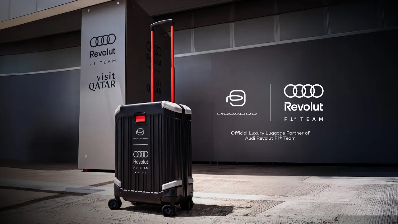 Piquadro — Audi Revolut F1® Team - Piquadro Luggage (YouTube video ad)