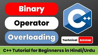 Binary Operator Overloading in C C Operator Overloading C Tutorial for Beginners
