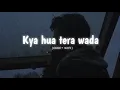 Download Lagu Kya hua tera wada (slowed + reverb) old is gold