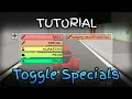 Togglable Specials JJS Skill Builder Tutorial