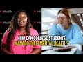 How can college students manage their mental health
