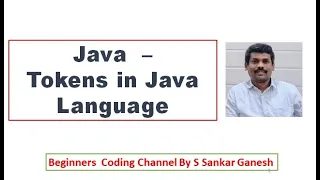 Java Tokens Keywords Literals Identifiers Operators Separators CS8392-OOP 6