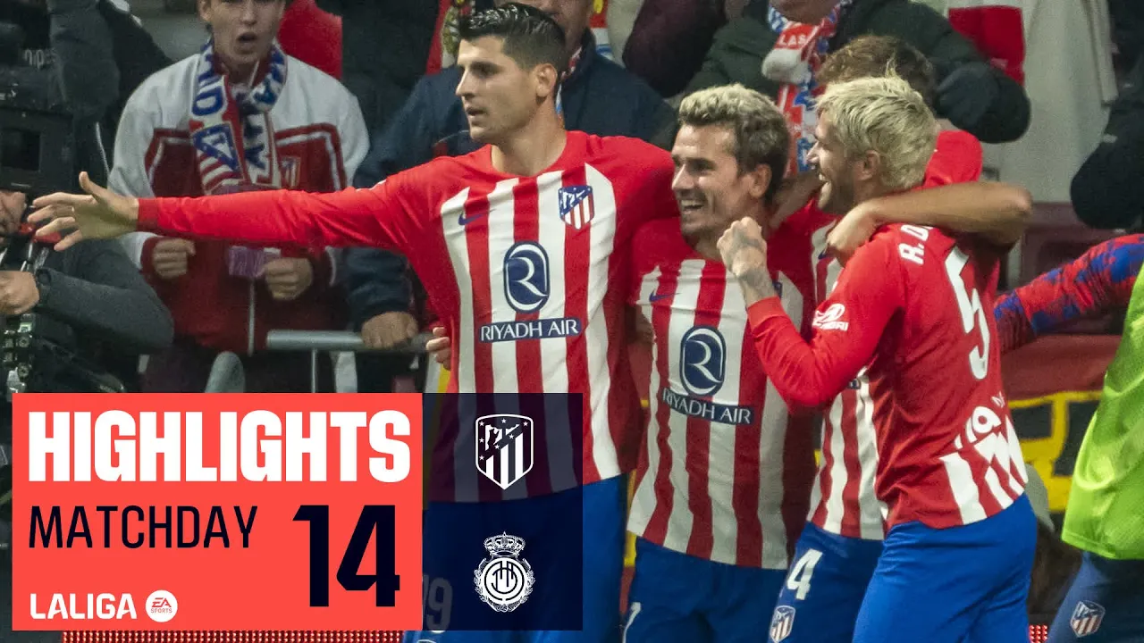 ATLETICO MADRID - RCD MALLORCA 1-0| HIGHLIGHTS ...
