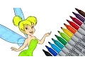 Tinker Bell Disney Movies Coloring page 2016 New for Kids