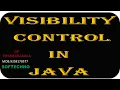 JAVA VISIBILITY CONTROL BY Umesh Chandra - SOFTECHNO LIVE CLASS WHATSAPP 9358170577