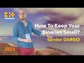 How to Keep C Binaries Small - Techniques for C Optimization