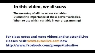 PHP Server Variables Part II