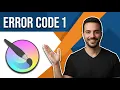 Krita Error Code 1 Easy Fix Guide