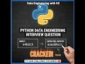 Python Interview Question Most Data Engineers Fail Real Example