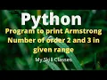 Python Program to Print Armstrong Number How to print Armstrong number in Python