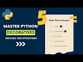 How Python Decorators Work Master Decorators with 5 Real Applications Code-Along