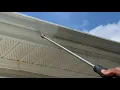 Gutter whitening using dollar store Chemical