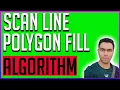 Scan Line Polygon Fill Algorithm Example Of Scan Line Polygon Fill Algorithm Computer Graphics