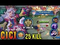 Download Lagu 25 Kills!! New OP Emblem for Cici (PLEASE TRY) - Build Top 1 Global Cici ~ MLBB