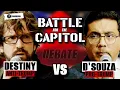 DESTINY VS D SOUZA - BATTLE FOR THE CAPITOL Anti-Trump vs Pro-Trump Debate