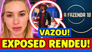 🚜VAZA TUDO DE A FAZENDA 18 e PRONUNCIAMENTO RENDE; EXPOSED de VIRGÍNIA; Deolane DIRETO DA CADEIA