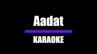 aadat atif aslam karaoke version 