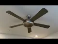 Hunter 44 inch Outdoor or Indoor Ceiling Fan No Light Ceiling Fan without Light For Patio Porch