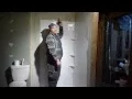 LOWE S SHOWER SURROUND INSTAL basement bath