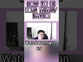 How to be born From Watchwoman 65 channel