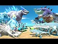 Download Lagu King Shark Fights in Plants Arena | Ice Monsters vs Sharkjira - Animal Revolt Battle Simulator