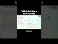 Lagu Publiceren en delen in 10 seconden