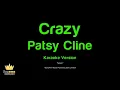 Patsy Cline -  Crazy (Karaoke Version)