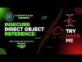IDOR TryHackMe Walkthrough Insecure Direct Object Reference Web Exploitation Room