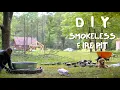 Smokeless Fire Pit Easy DIY Backyard Fire Pit Glamping Setup Ideas