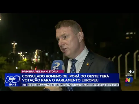 Primeira vez na história: Consulado Romeno de Iporã do Oeste terá votação para o Parlamento Europeu
