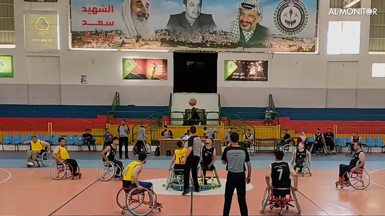 Wheelchair basketball tournament in Gaza