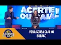 Lagu Após derrubar diversos participantes, Yoná Sousa cai. I Acerte ou caia!