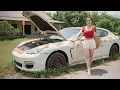 Genius Girl Finds \u0026 Restores Abandoned Porsche Panamera 🚗 Will It Run Again? 🔧