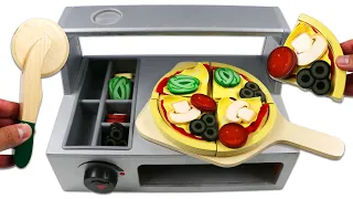 Satisfying Toy ASMR 🍕 Classic Wooden Pizza Oven Set!