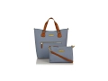 JOY IMAN Alexandria Leather Tote and Crossbody