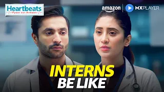 struggles of being an intern ft shivangi joshi harsh beniwal heartbeats amazon mx player