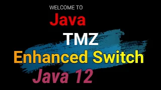 how to use Enhanced Switch Statement Java 12