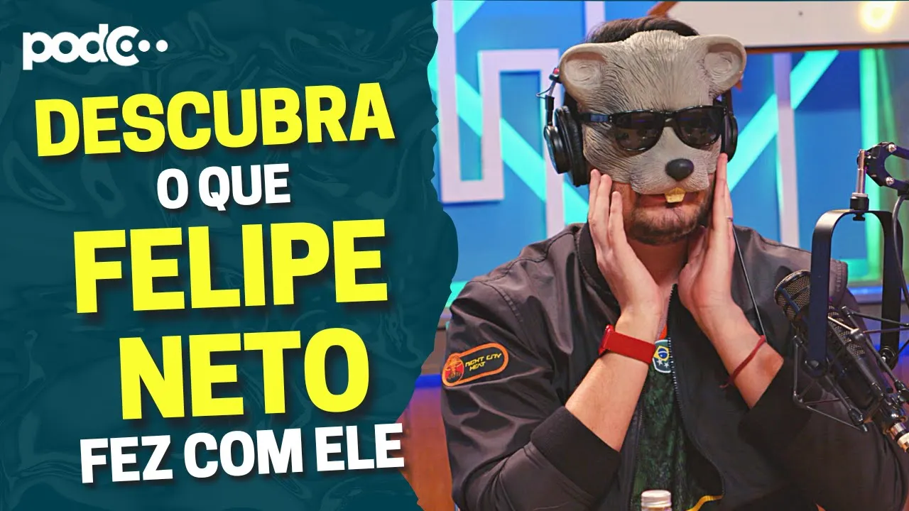 REVELANDO O PASSADO COM FELIPE NETO - RATO BORRACHUDO  #PODCAST #CORTES #PORTIOLLI
