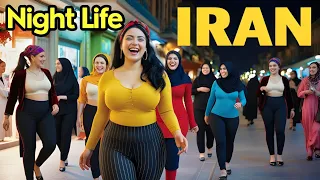 nightlife of iranian boys and girls iran 2025 night walk