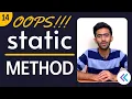 OOPs - Java Programming Ep-14 Static Keyword Tamil code io