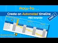 How to Create a Timeline Gantt Planner Free template Google Sheets