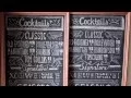 The Chalk Artist - Insomnia Restaurant Lounge Chalkboard Menu