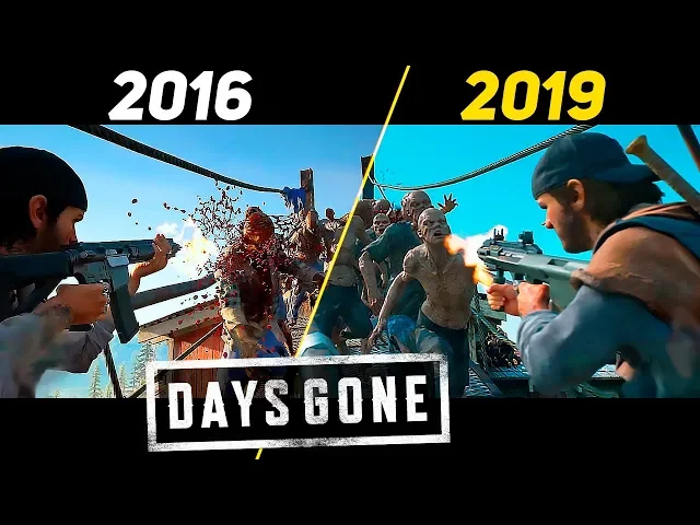 Days Gone - E3 2016 vs 2019