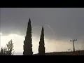 2 Thunderstorms With Close Lightning Loud Thunder in Michoacan Mexico April 18 2017