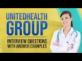 UnitedHealth Group Interview Questions with Answer Examples