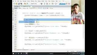 Tutorial in Priority Queue Using LinkedList and PriorityQueue Data Structure