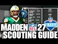 Scout and Draft Like a Pro In Madden 27 Madden 27 Franchise Scouting Guide