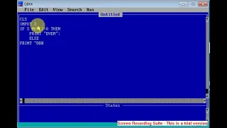 MAKE PROGRAM IN QBASIC SIMPLE CODING-